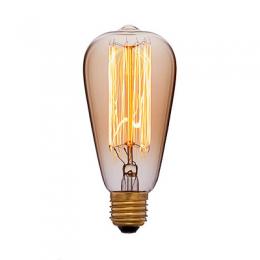 Изображение продукта Лампа накаливания E27 40W золотая 
